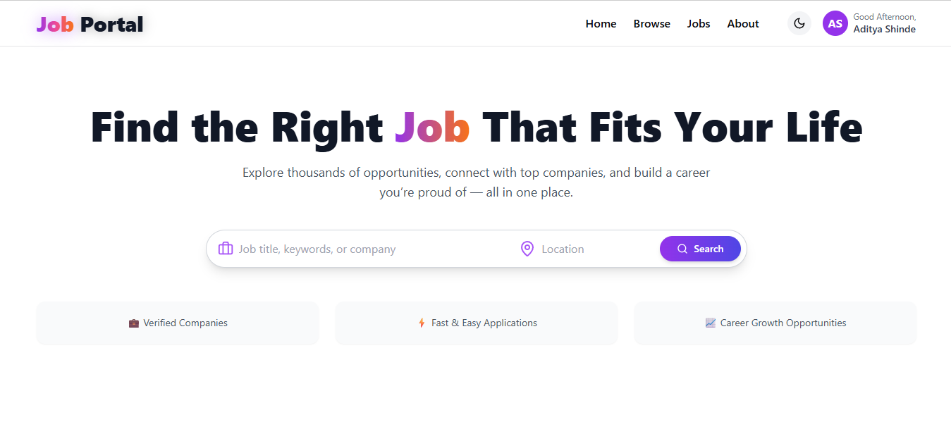 Job Portal Master